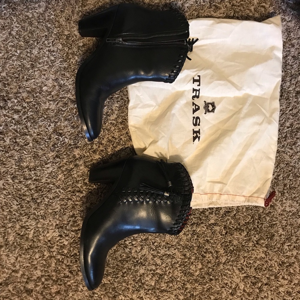 Leather booties